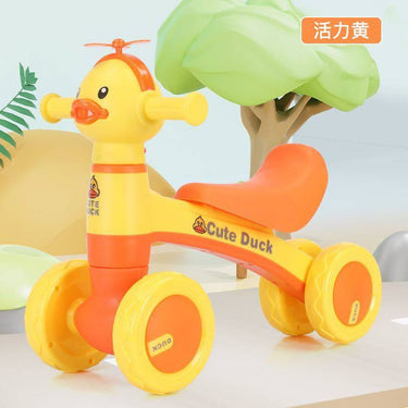 Duck Ride-on Baby Foot To Floor Balance Bike - Yellow
